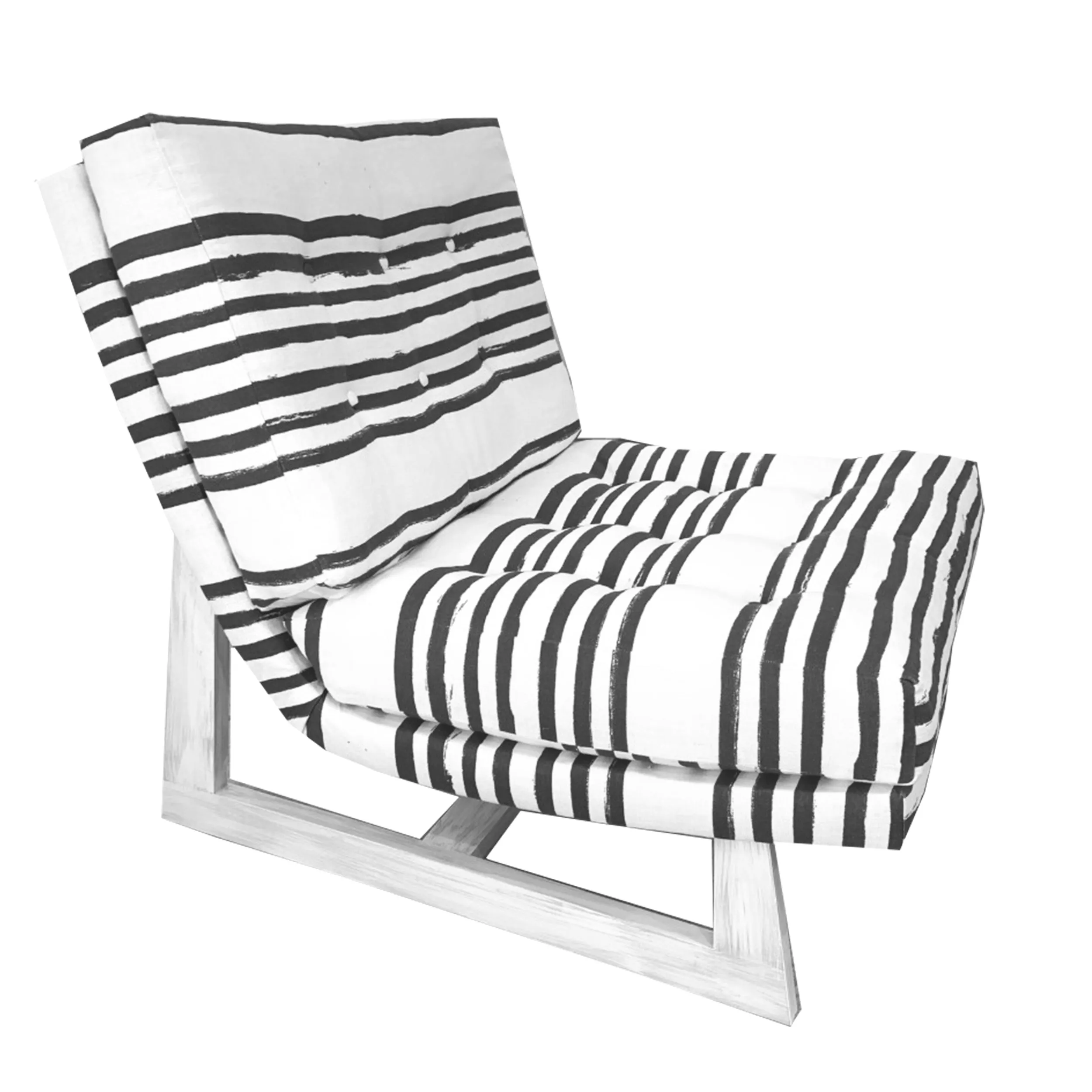 Stripe on Stripe Carbon Fabric