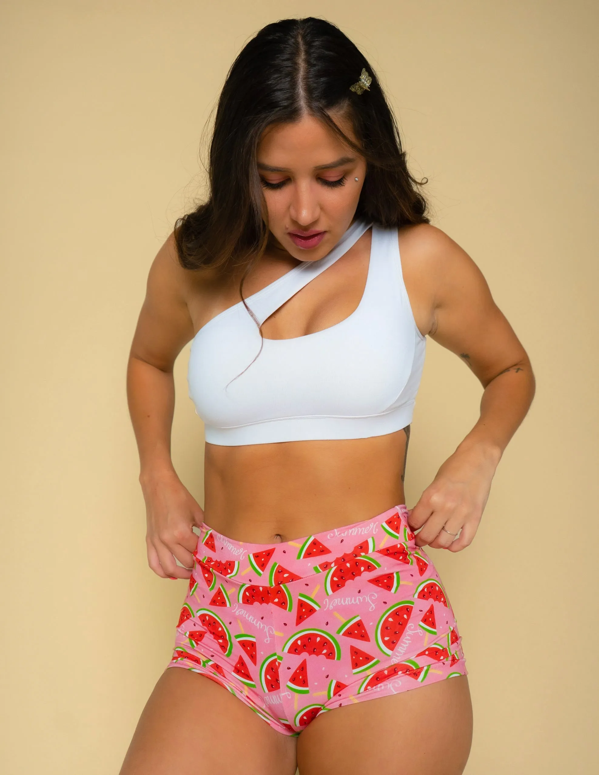 Summer Watermelon - Booty Shorts (Cheeky)