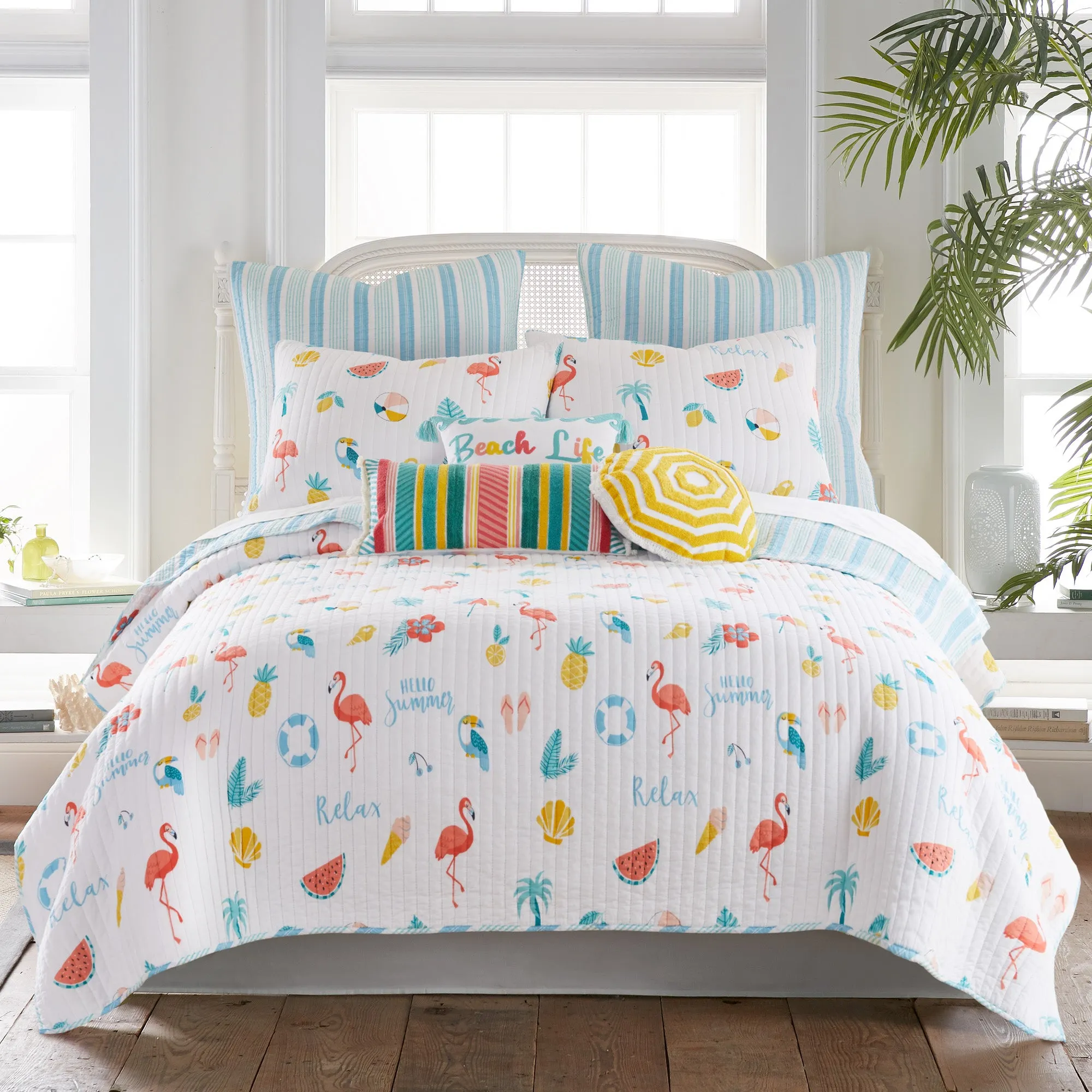 Summertime Euro Sham Set of 2