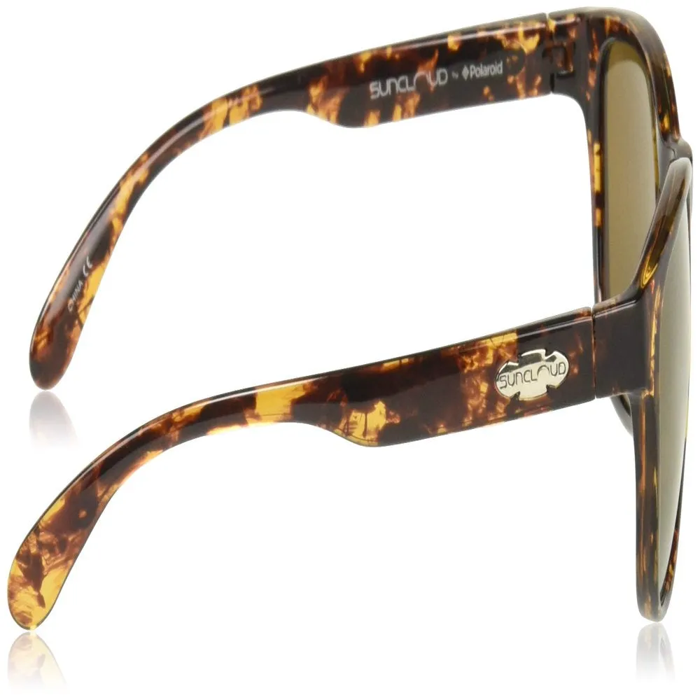 Suncloud Adult Unisex Loveseat Tortoise, Polarized Sienna Mirror