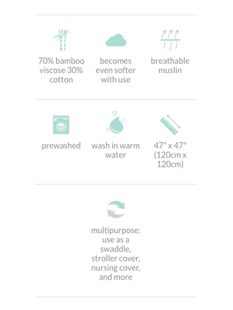 Swaddle Blanket For Baby By Lulujo