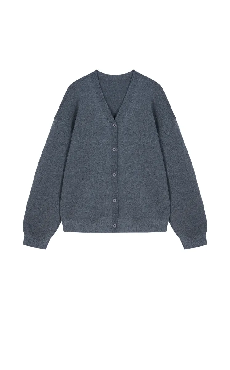 Sweater / JNBY H-line Mid-Length Cardigan