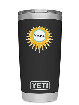 Take It Outside Name-tag Sticker