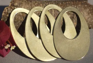 Teardrop 64mm x 41mm Shape Cutout Blank for Stamping, Metalworking,Texturing, Soldering Blanks Variety of Metal