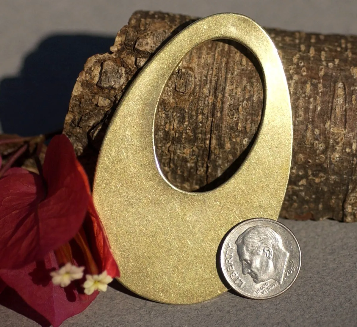 Teardrop 64mm x 41mm Shape Cutout Blank for Stamping, Metalworking,Texturing, Soldering Blanks Variety of Metal