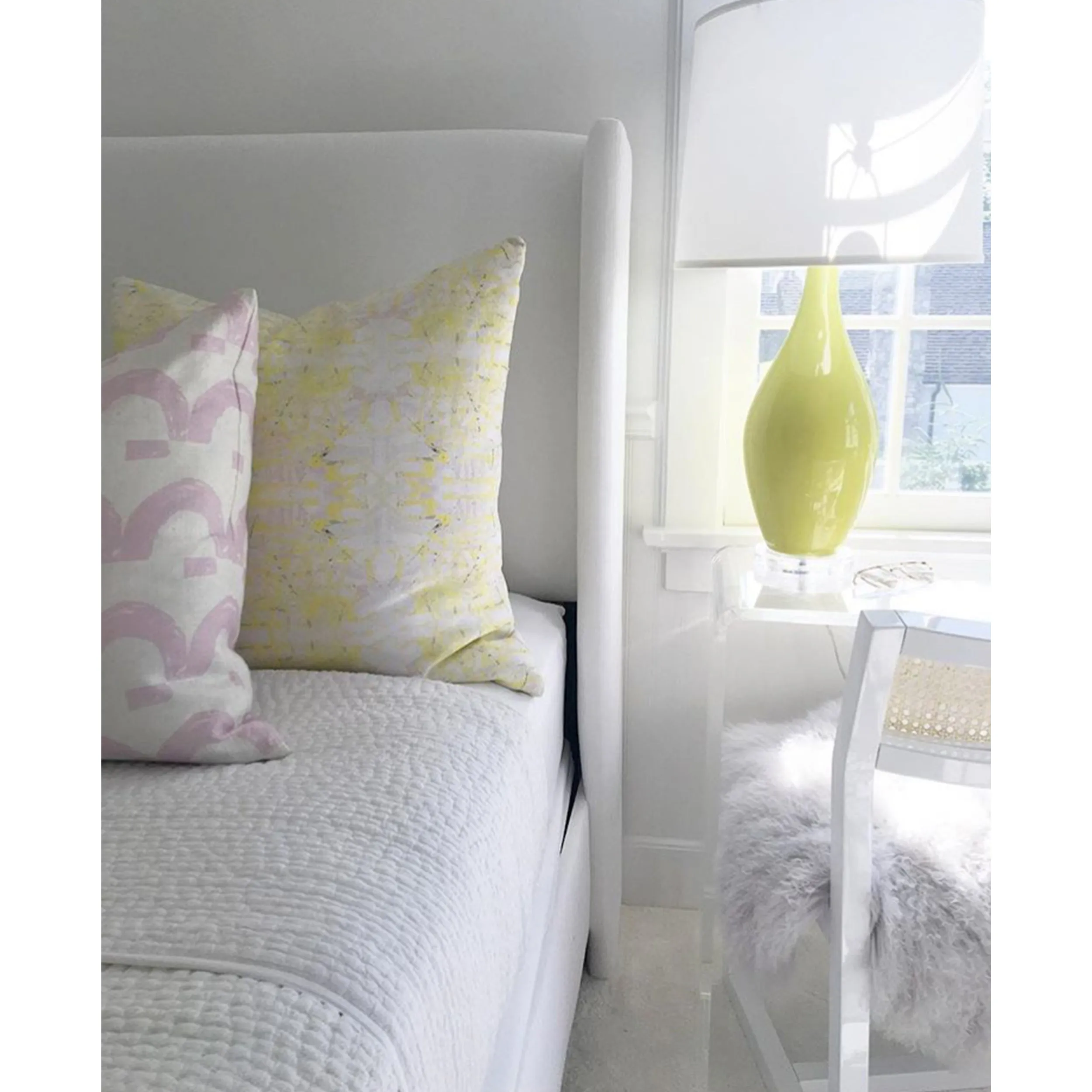 Tell Me Why Lemon Pillow
