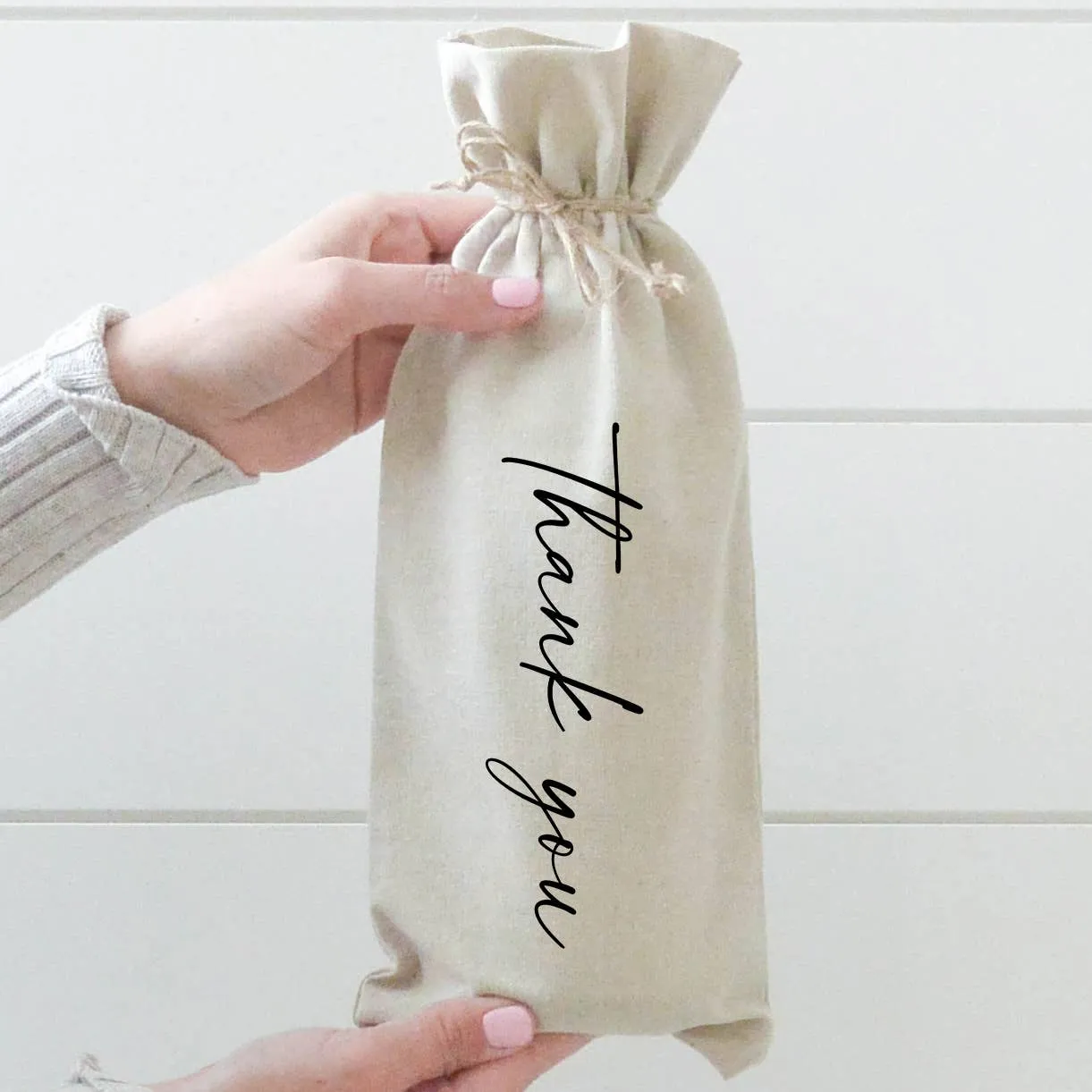 Thank You Wine Bag