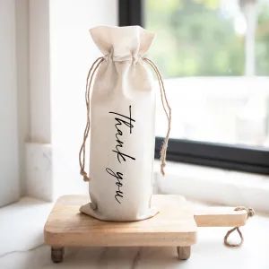 Thank You Wine Bag
