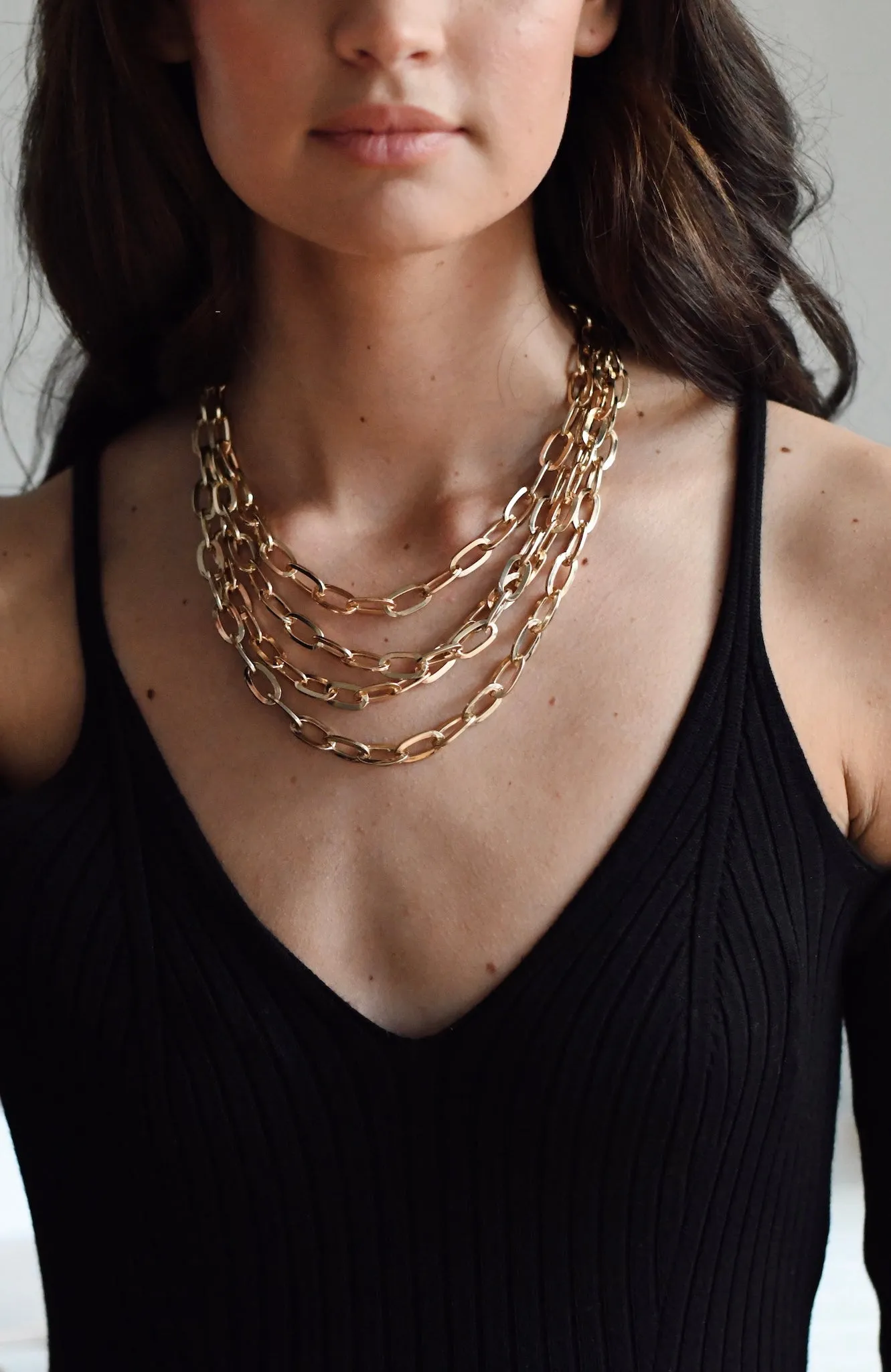 Three Layer Chain Necklace