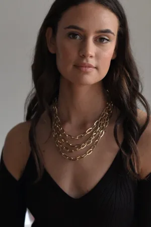Three Layer Chain Necklace