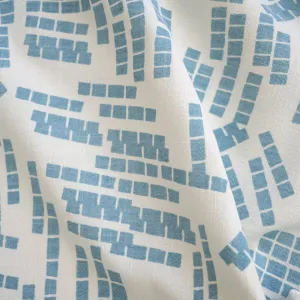 TILES in SKY - Fabric by the yard