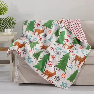 Tinsel Quilted Throw