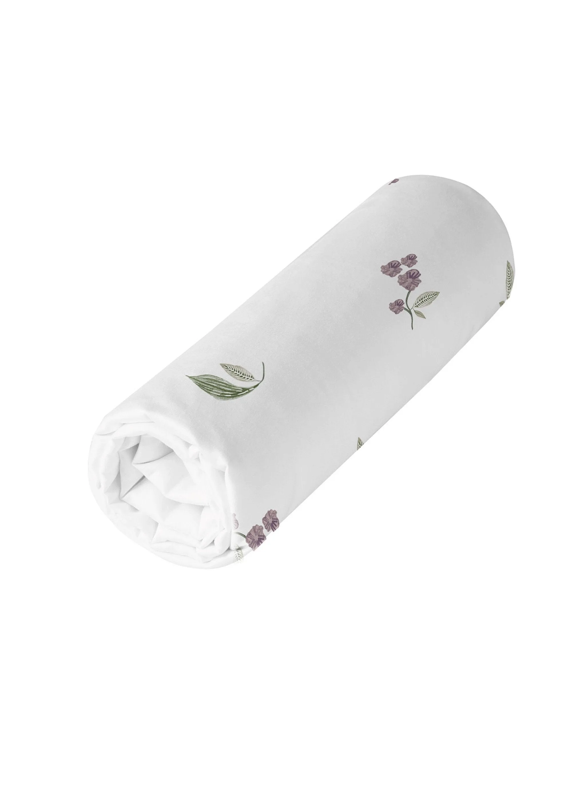 Tradition des Vosges® - Fitted sheet satin cotton Violettes