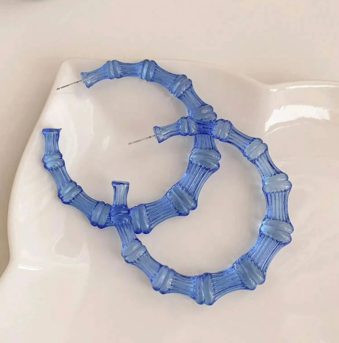 TRANSLUCENT BAMBOO HOOPS