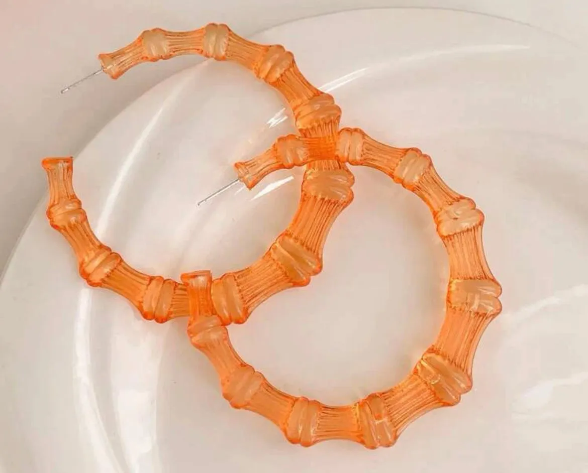 TRANSLUCENT BAMBOO HOOPS