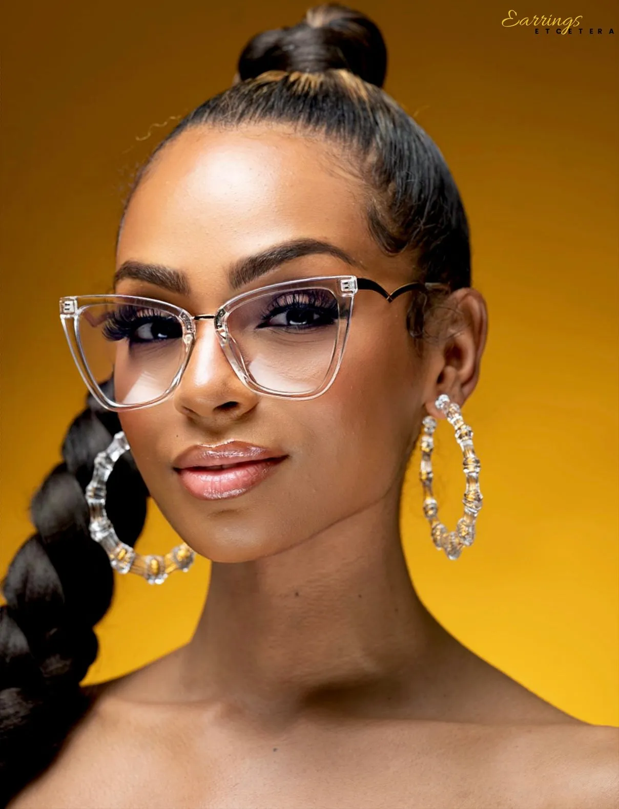 TRANSLUCENT BAMBOO HOOPS