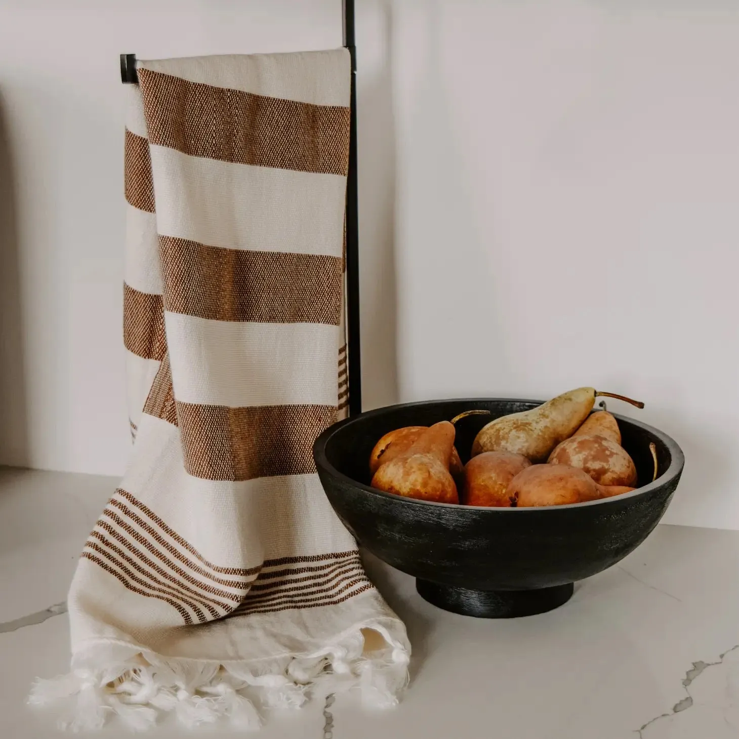 Turkish Cotton   Bamboo Hand Towel
