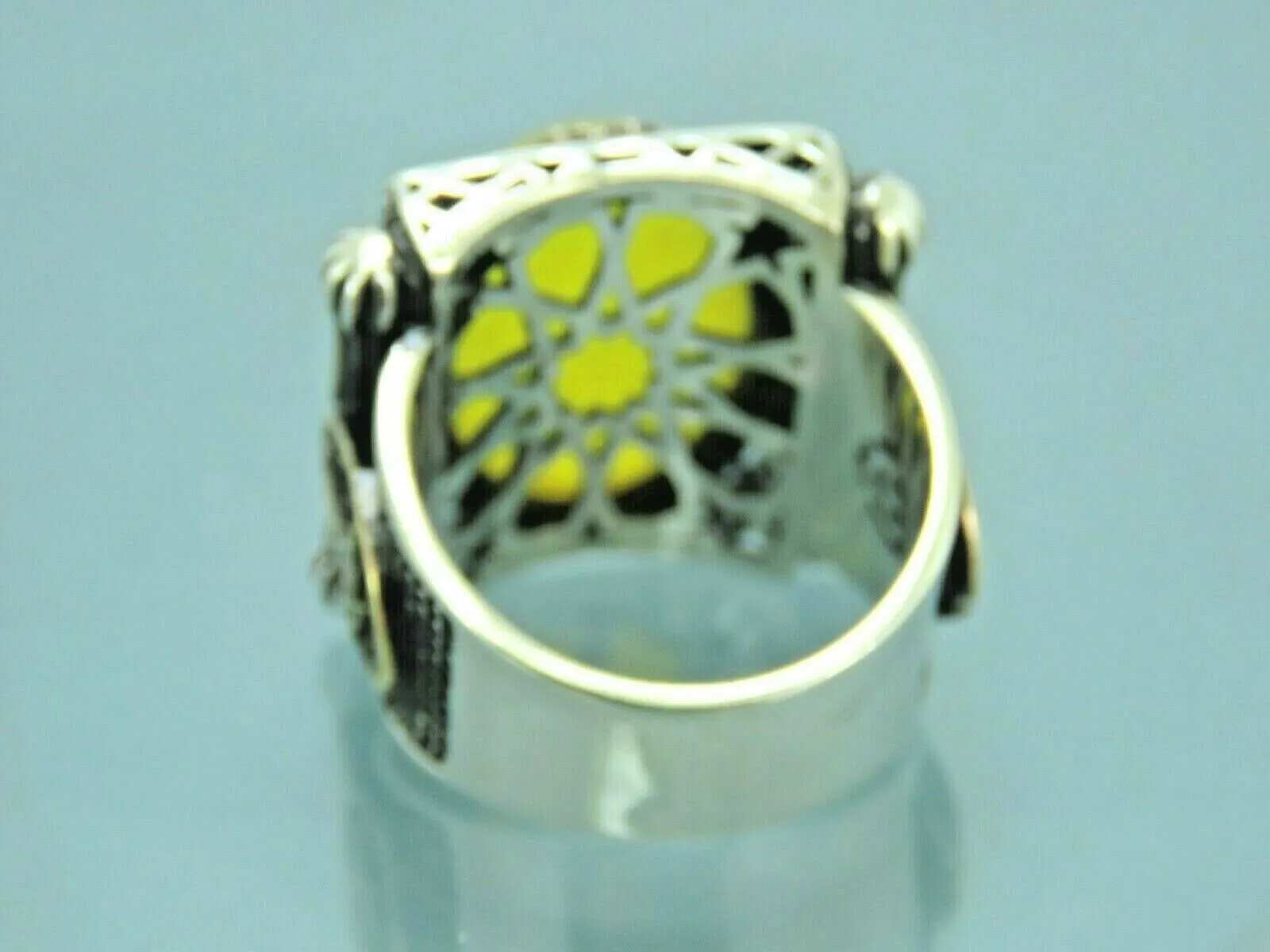 Turkish Handmade Jewelry 925 Sterling Silver Agate Stone Imperial Mens Rings