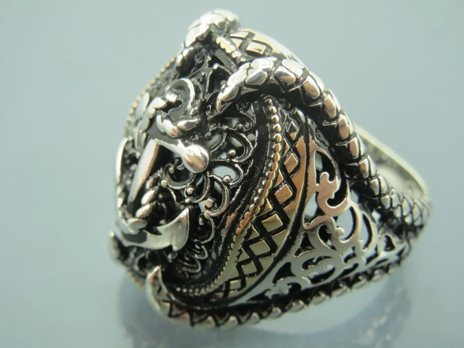 Turkish Handmade Jewelry 925 Sterling Silver Anchor Design Mens Rings