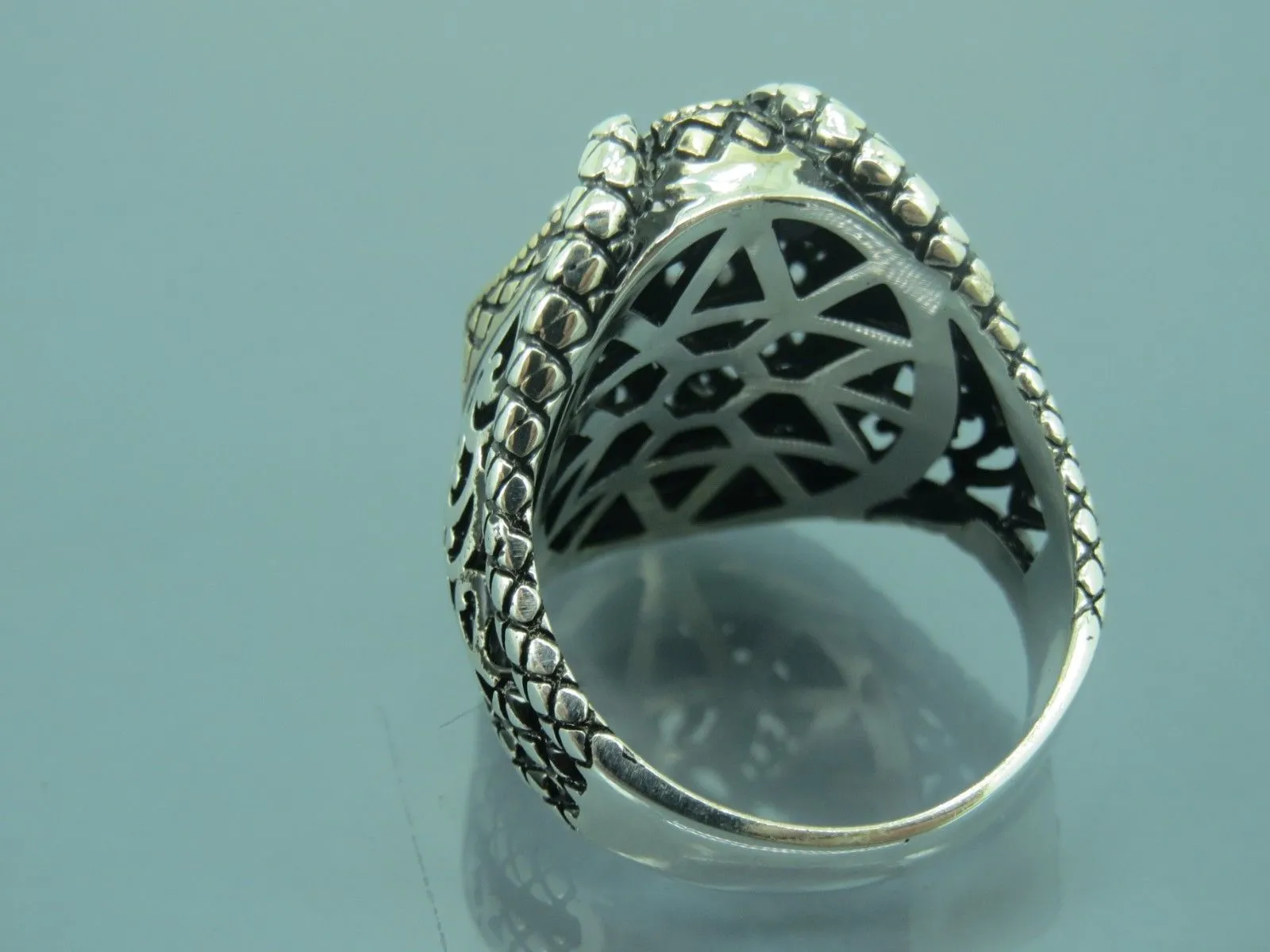 Turkish Handmade Jewelry 925 Sterling Silver Anchor Design Mens Rings
