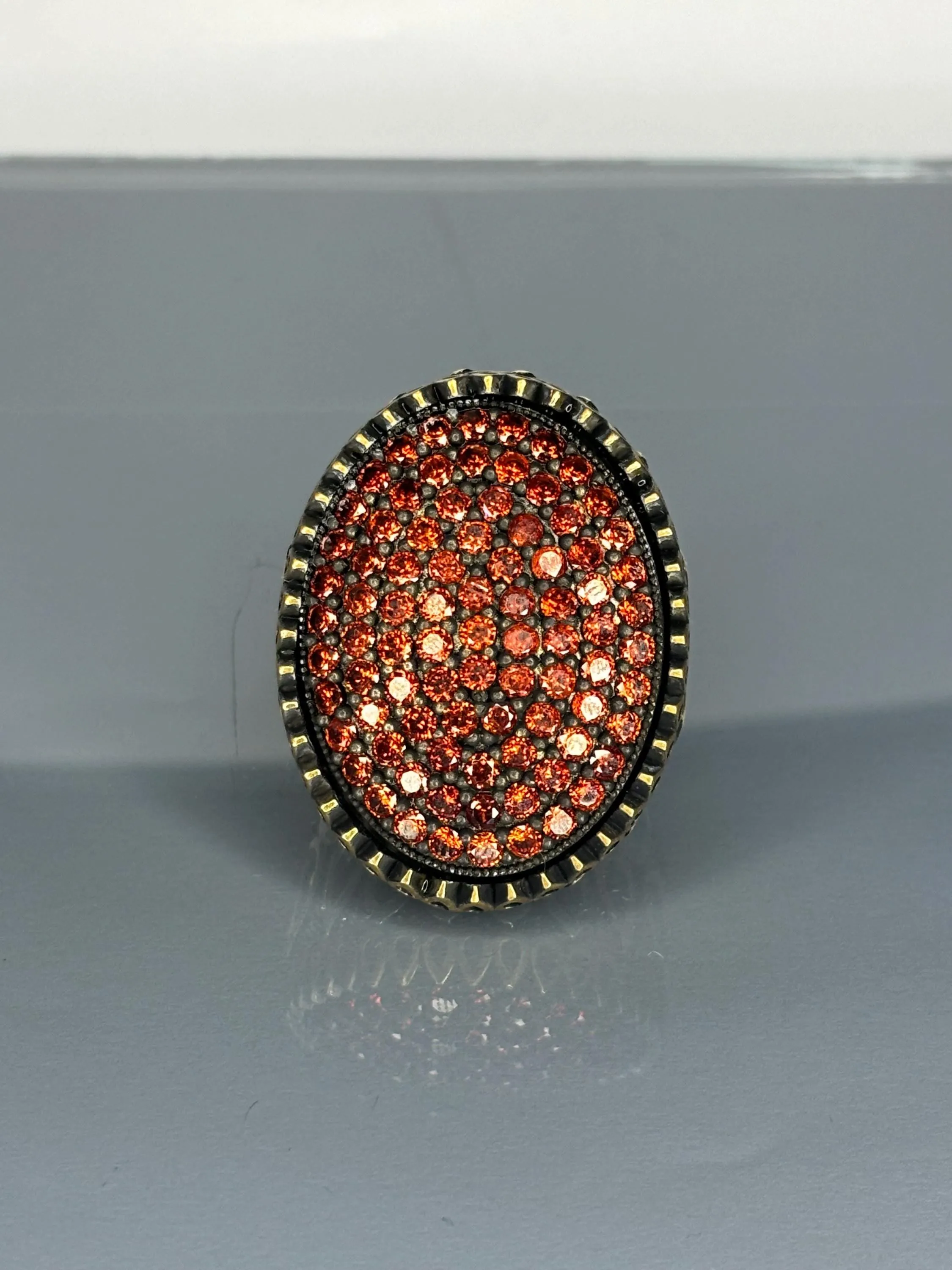 Turkish Handmade Jewelry 925 Sterling Silver Ruby Stone Mens Rings