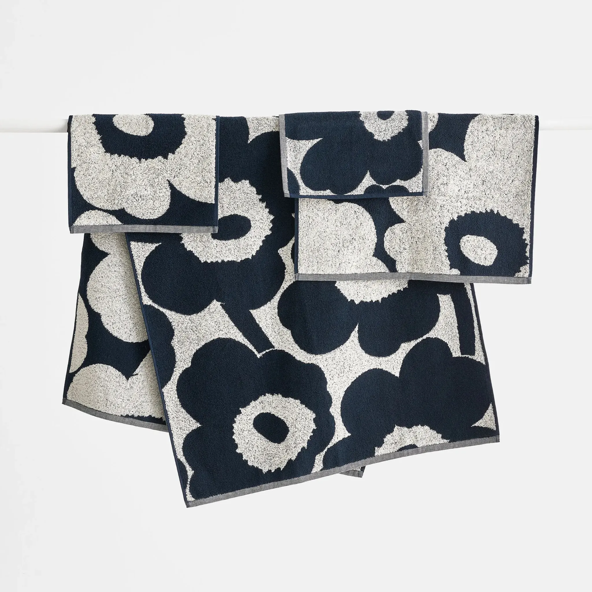 Unikko Washcloth - Dark Blue