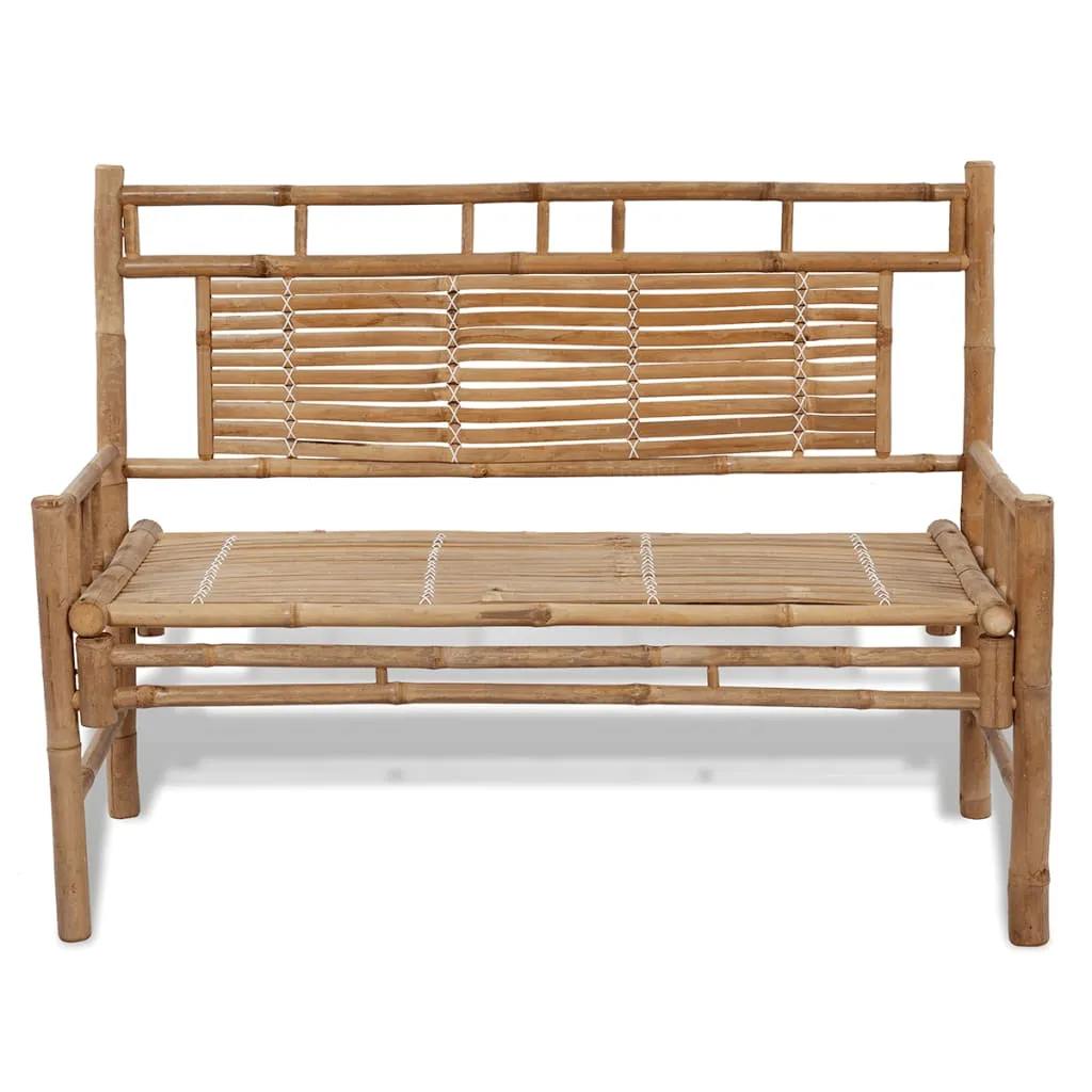 vidaXL Patio Bench 47.2" Bamboo