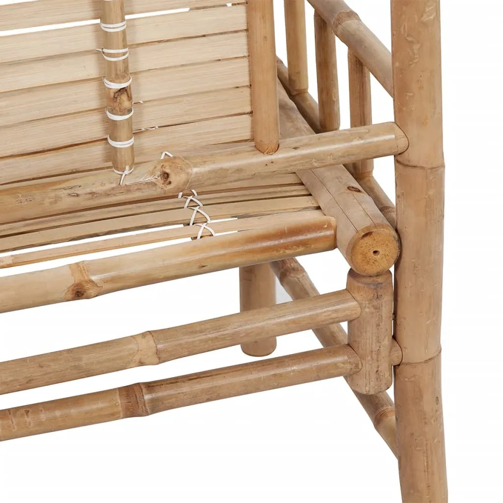 vidaXL Patio Bench 47.2" Bamboo