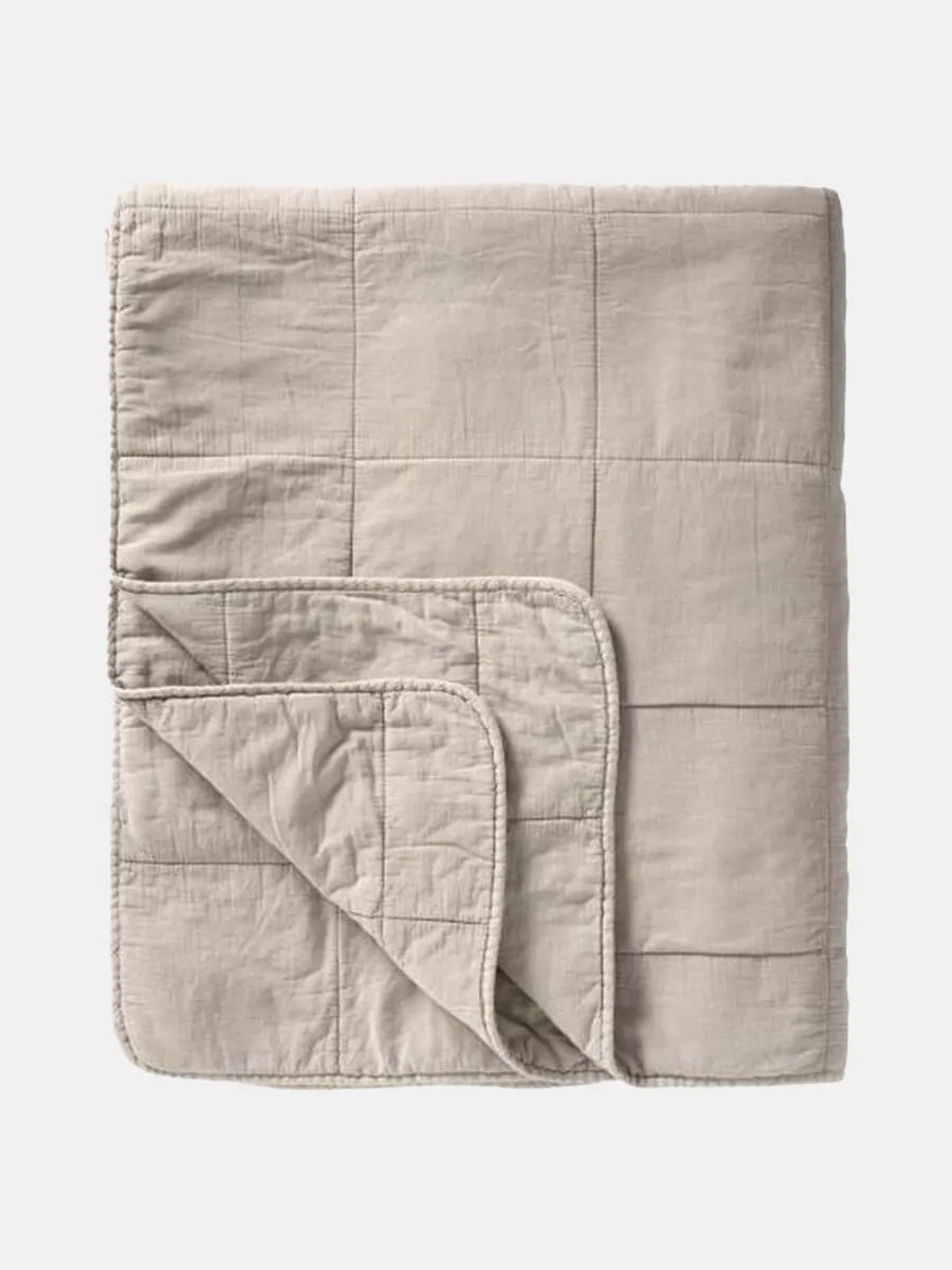 Vintage Quilt 240 x 240 - Ash Grey