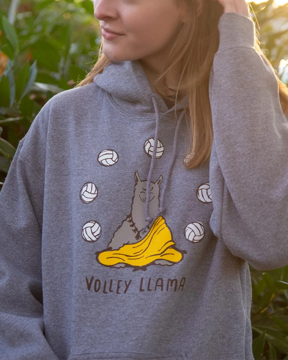 Volley Llama Hooded Sweatshirt