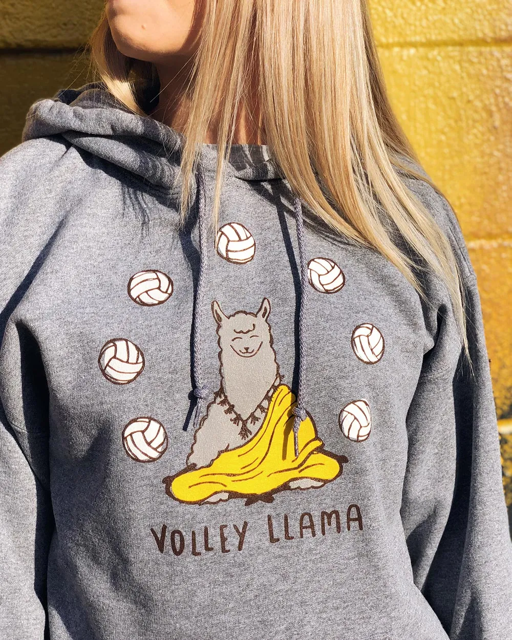 Volley Llama Hooded Sweatshirt