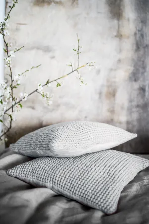 Waffle pillow cover