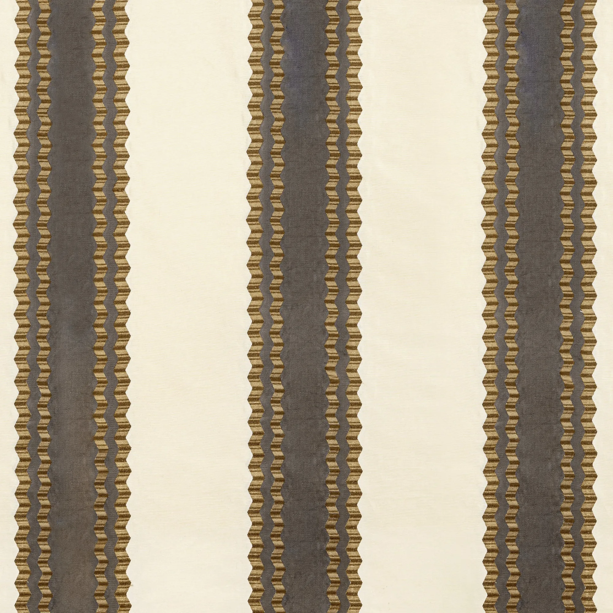 Waldon Stripe Fabric (Brown)