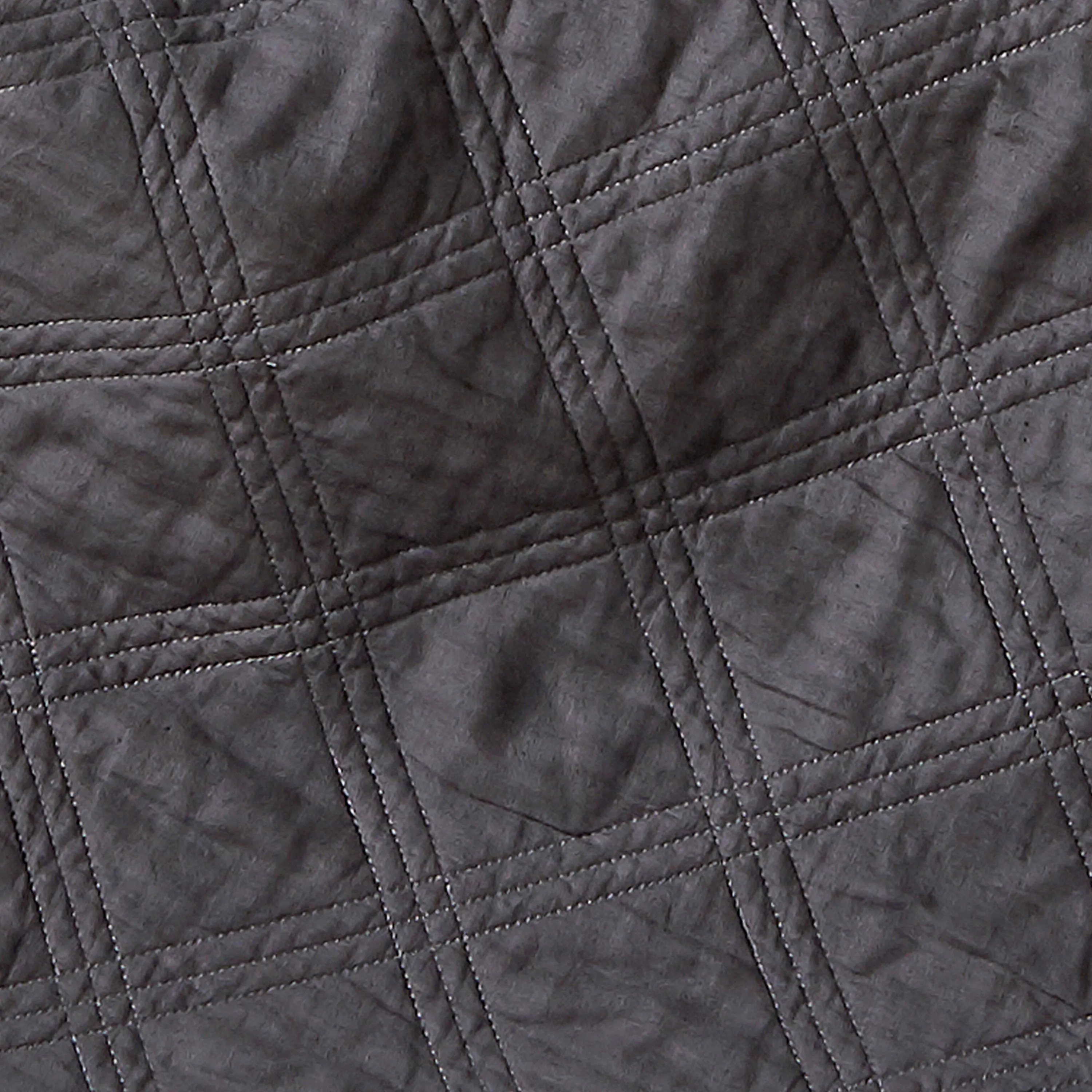 Washed Linen Quilted Throw