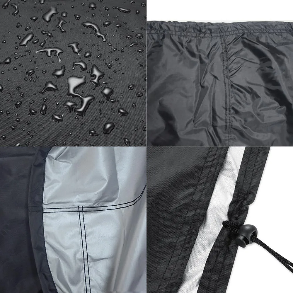 Waterproof Bbq Grill Cover - Anti-Uv Dust-Proof 210D Oxford Cloth - 58X77Cm - Black