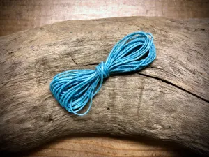 Waxed Irish Linen - Ocean Blue
