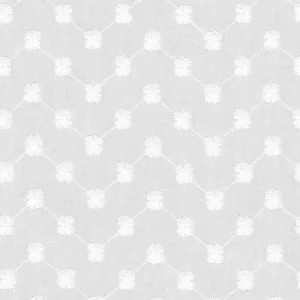 WHITE Floral from Francesca Eyelet-- Robert Kaufman