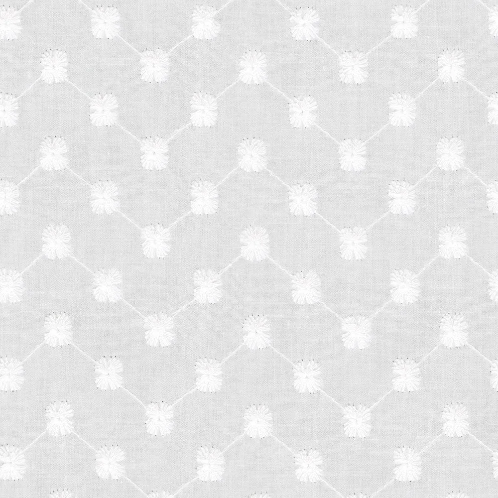 WHITE Floral from Francesca Eyelet-- Robert Kaufman