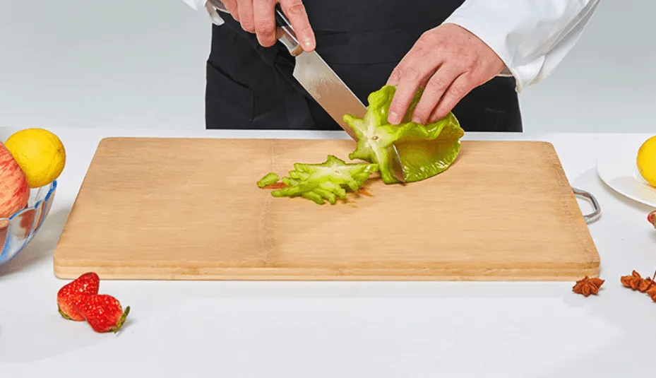 Whole bamboo bamboo carbonization process cutting board cutting board
