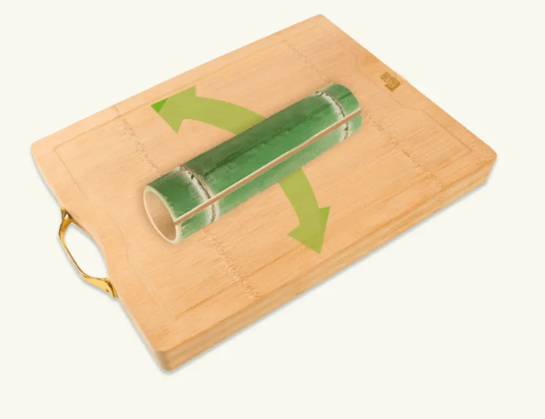 Whole bamboo bamboo carbonization process cutting board cutting board
