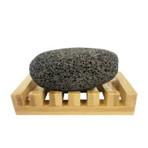 Wholesale Lava Pumice Stone with Bamboo Tray