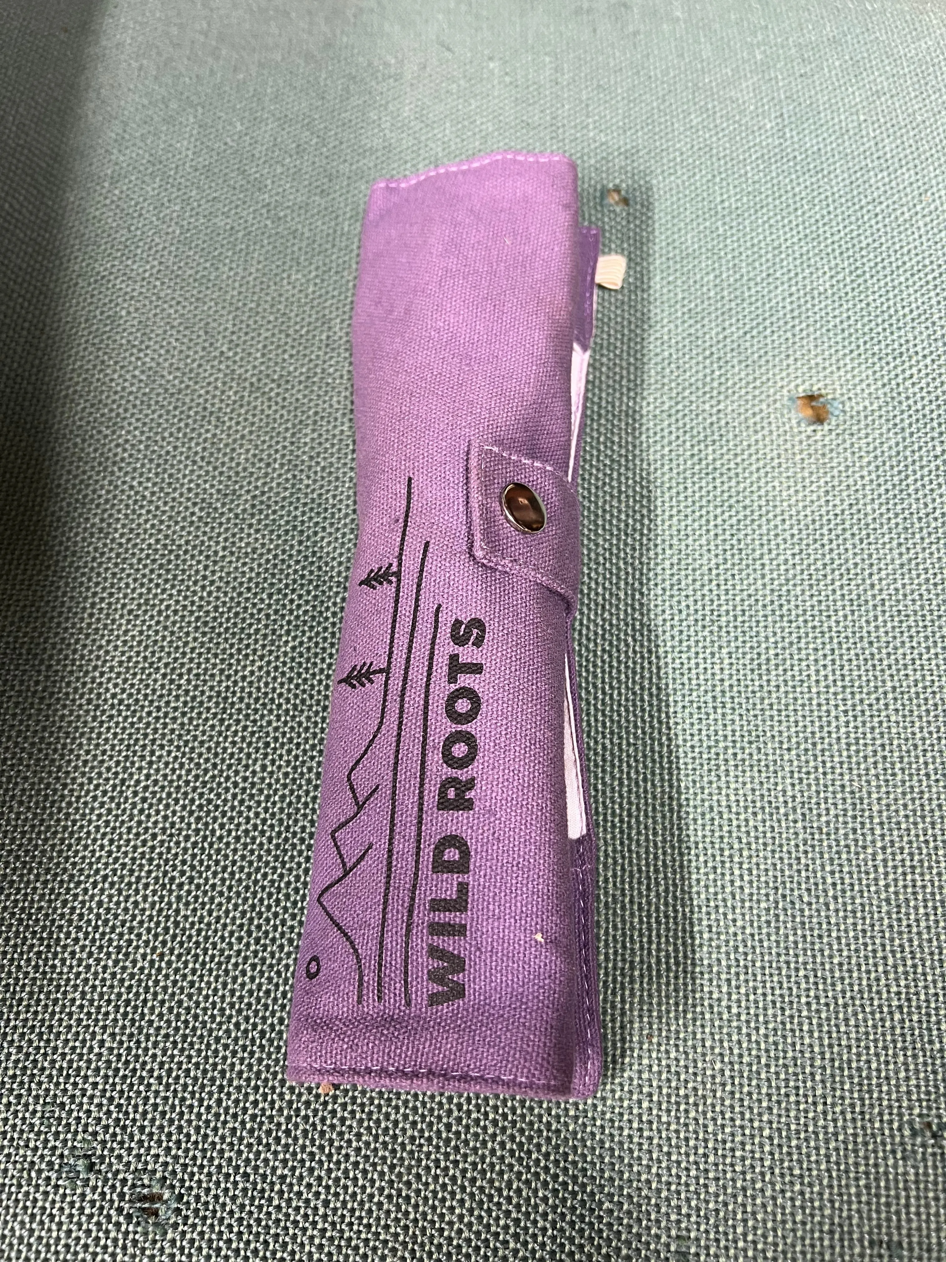 Wild Roots Natural Bamboo Cutlery Set - Purple