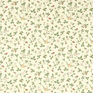 Wild Strawberry-Ivory Linen