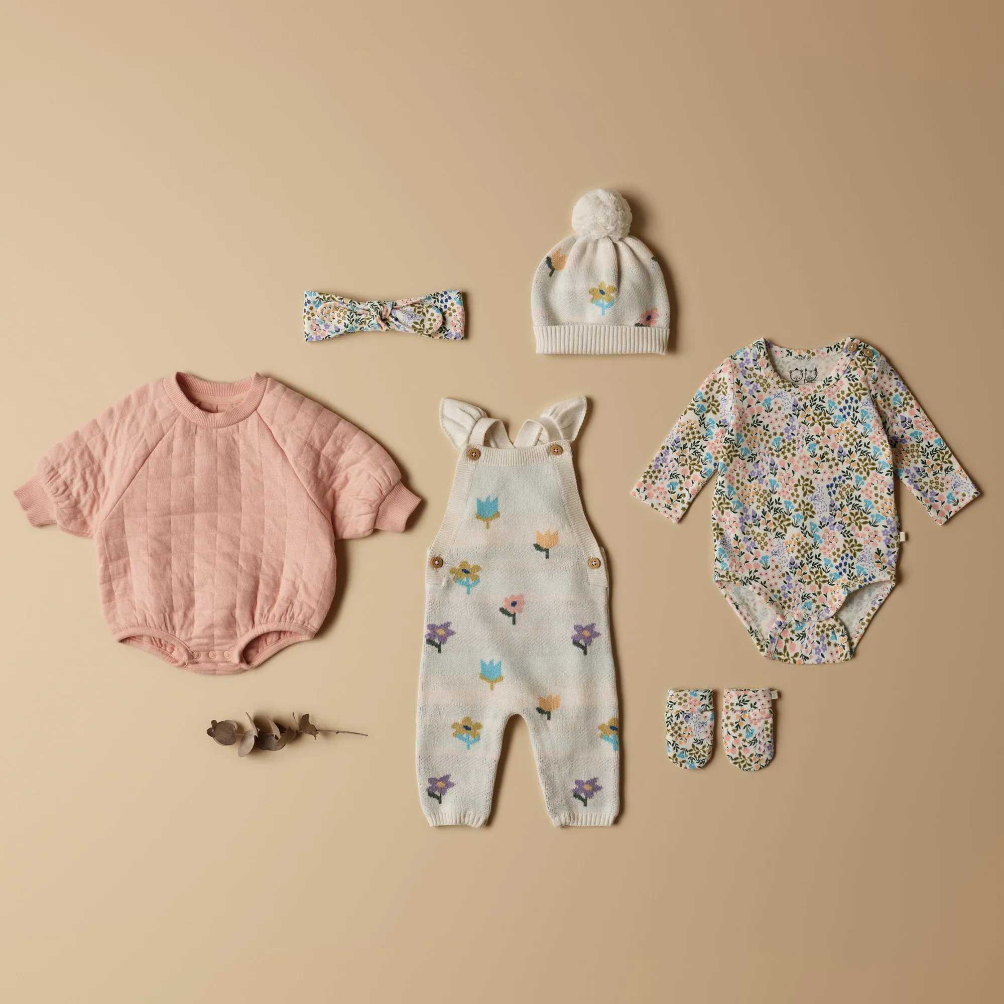 Wilson & Frenchy | Pretty Pink Organic Quilted Bodysuit