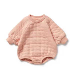 Wilson & Frenchy | Pretty Pink Organic Quilted Bodysuit