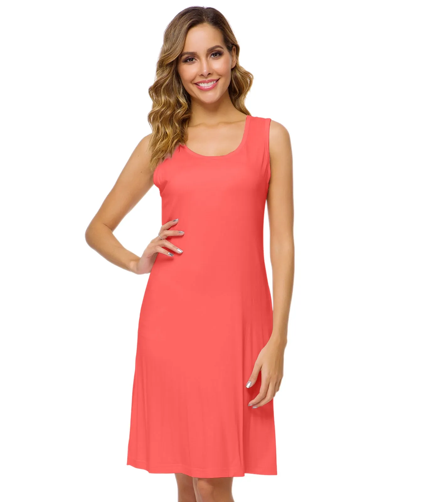 WiWi Bamboo Lightweight Sleeveless Nightgowns