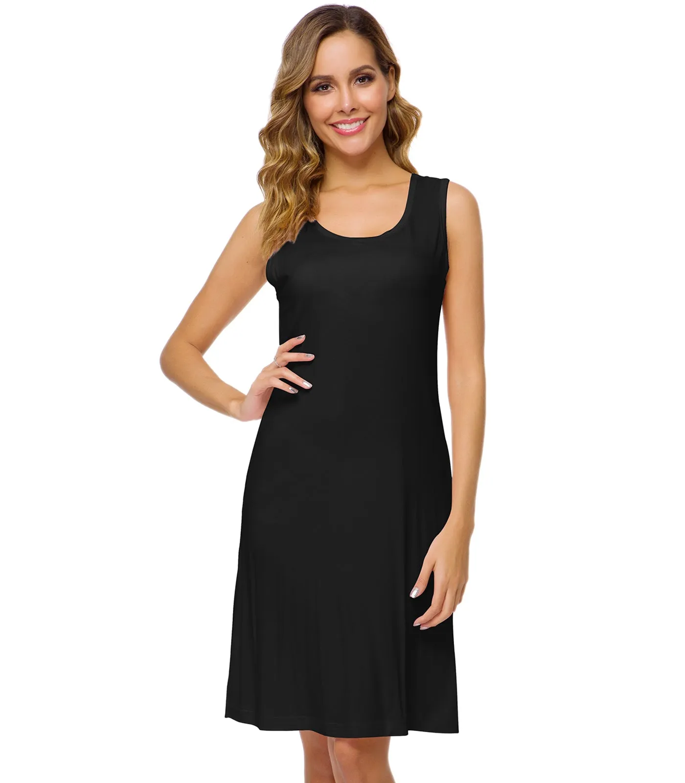 WiWi Bamboo Lightweight Sleeveless Nightgowns
