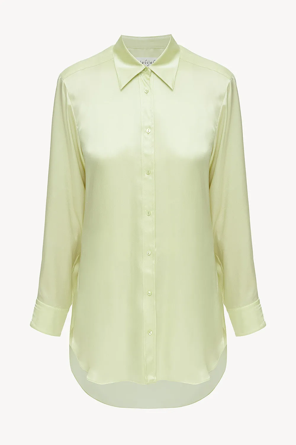 Women pajama lightweight shirt in sorbet green