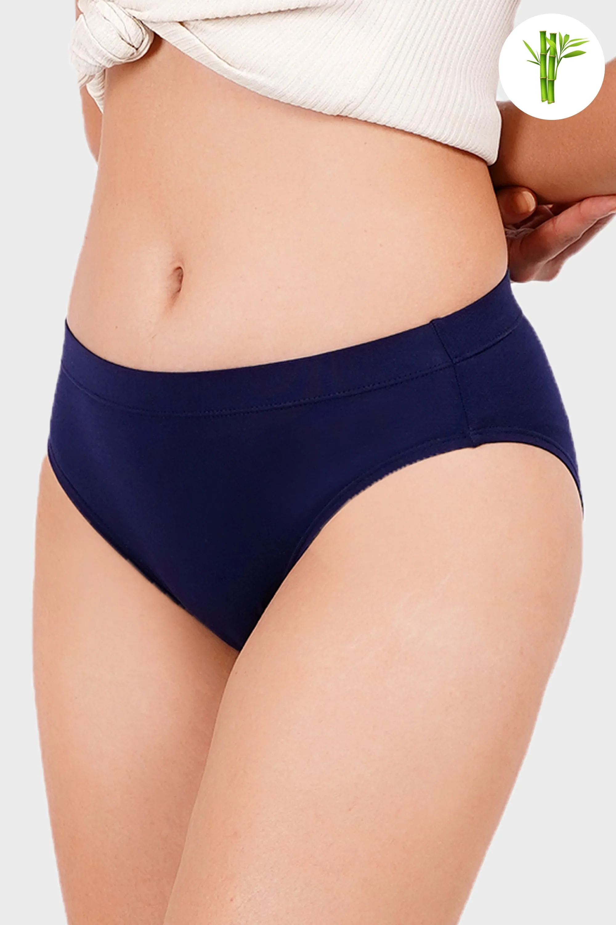 Women's Bikini Style Underwear - Berry Blue