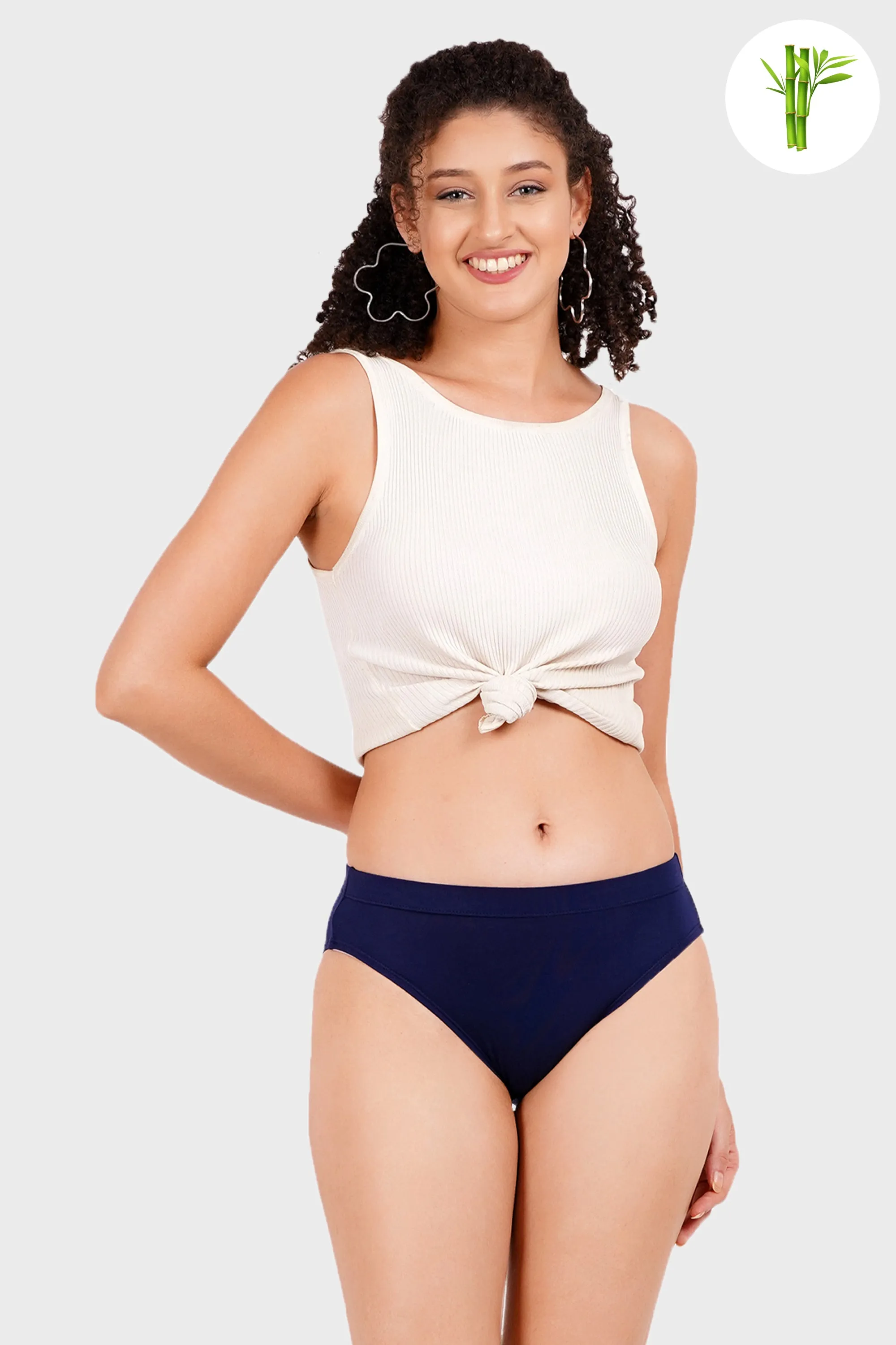 Women's Bikini Style Underwear - Berry Blue